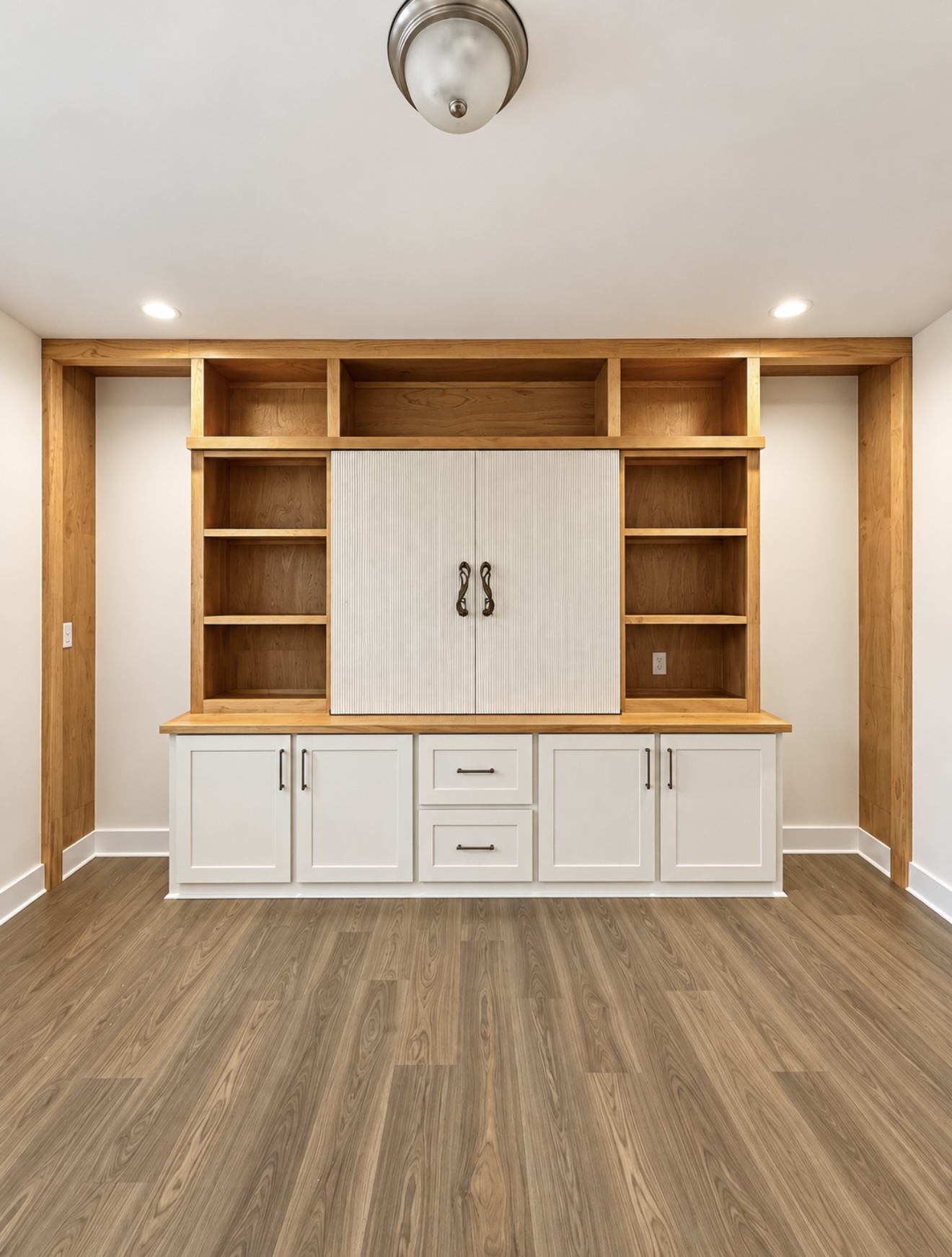 Custom built-in entertainment center